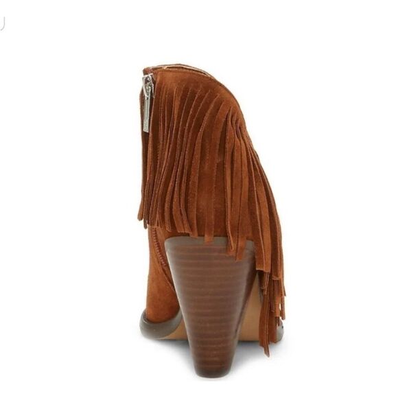 Jessica Simpson Women's Jewles Cinnamon Fringe Western Boots size 10M NWOB - Picture 2 of 8